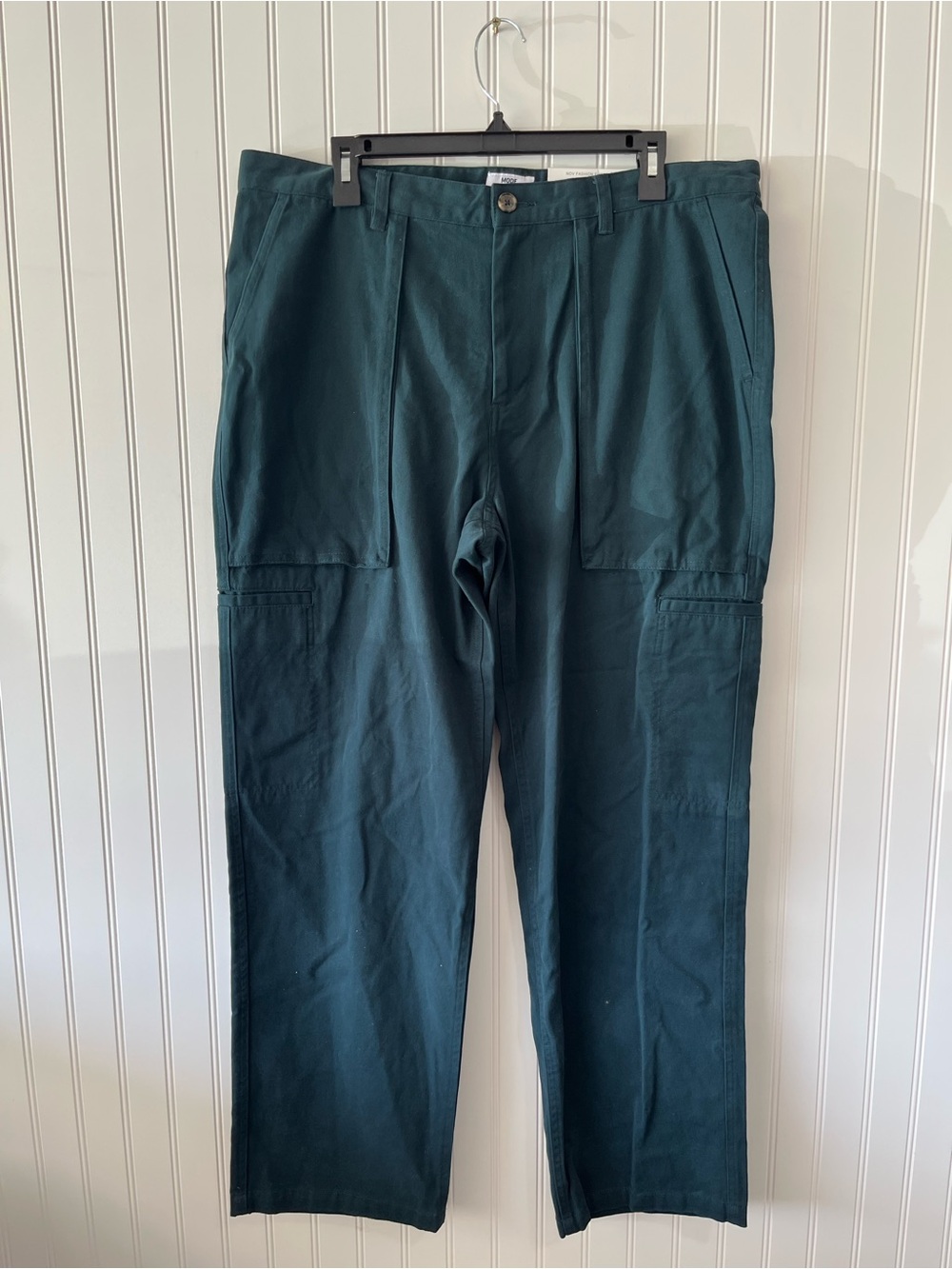Men's Teal Utility Pants - Casual Workwear